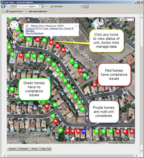 Mobile Compliance Map